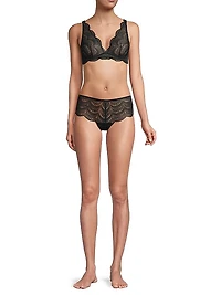 Karma Scalloped Lace Triangle Bra