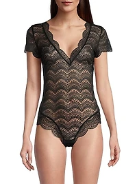 Karma Scalloped Lace Bodysuit