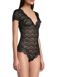 Karma Scalloped Lace Bodysuit