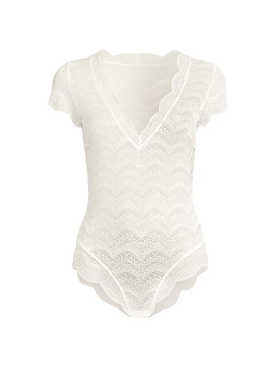 Karma Scalloped Lace Bodysuit
