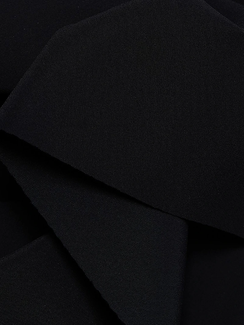 Off-The-Shoulder Sweetheart Ruffled Gown