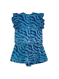 Baby Girl's & Little Tolu 2-Piece Cotton Top Shorts Set