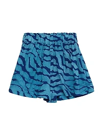 Baby Girl's & Little Tolu 2-Piece Cotton Top Shorts Set