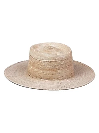Palma Woven Boater Hat