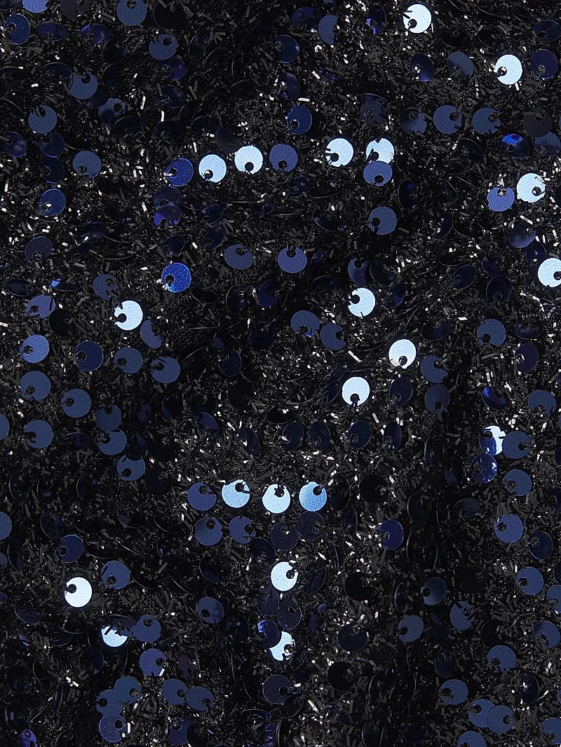 Sequin Sleeveless Sheath Gown