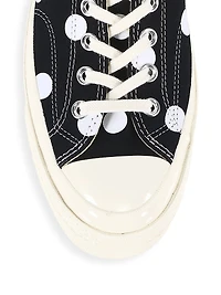 CdG PLAY x Converse Men's Chuck Taylor All Star Polka Dot Low-Top Sneakers