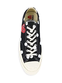 CdG PLAY x Converse Men's Chuck Taylor All Star Polka Dot Low-Top Sneakers