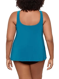 Plus Illusionists Ursula Tankini Top