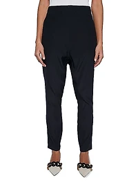 Stretch Silk Dropped Crotch Pants