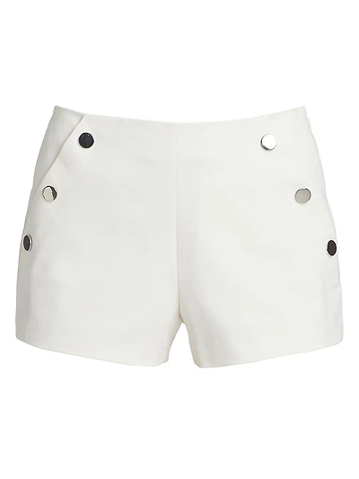 Drew Button Detail Shorts