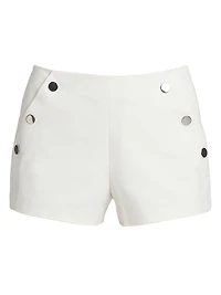 Drew Button Detail Shorts