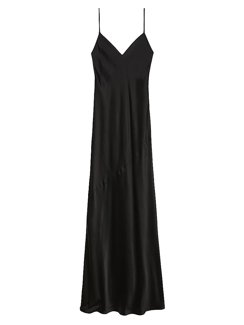 Serita Silk Slip Maxi Dress