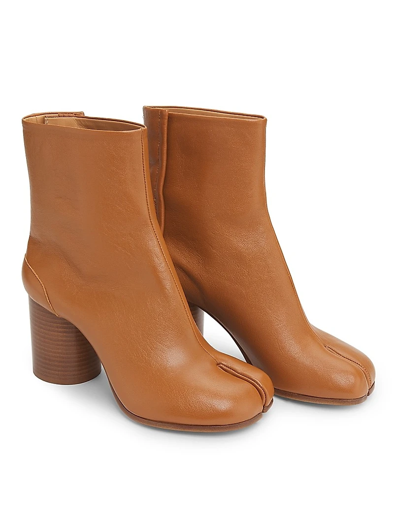 Tabi Leather Ankle Boots