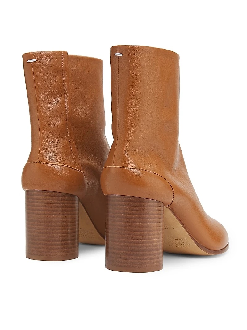 Tabi Leather Ankle Boots