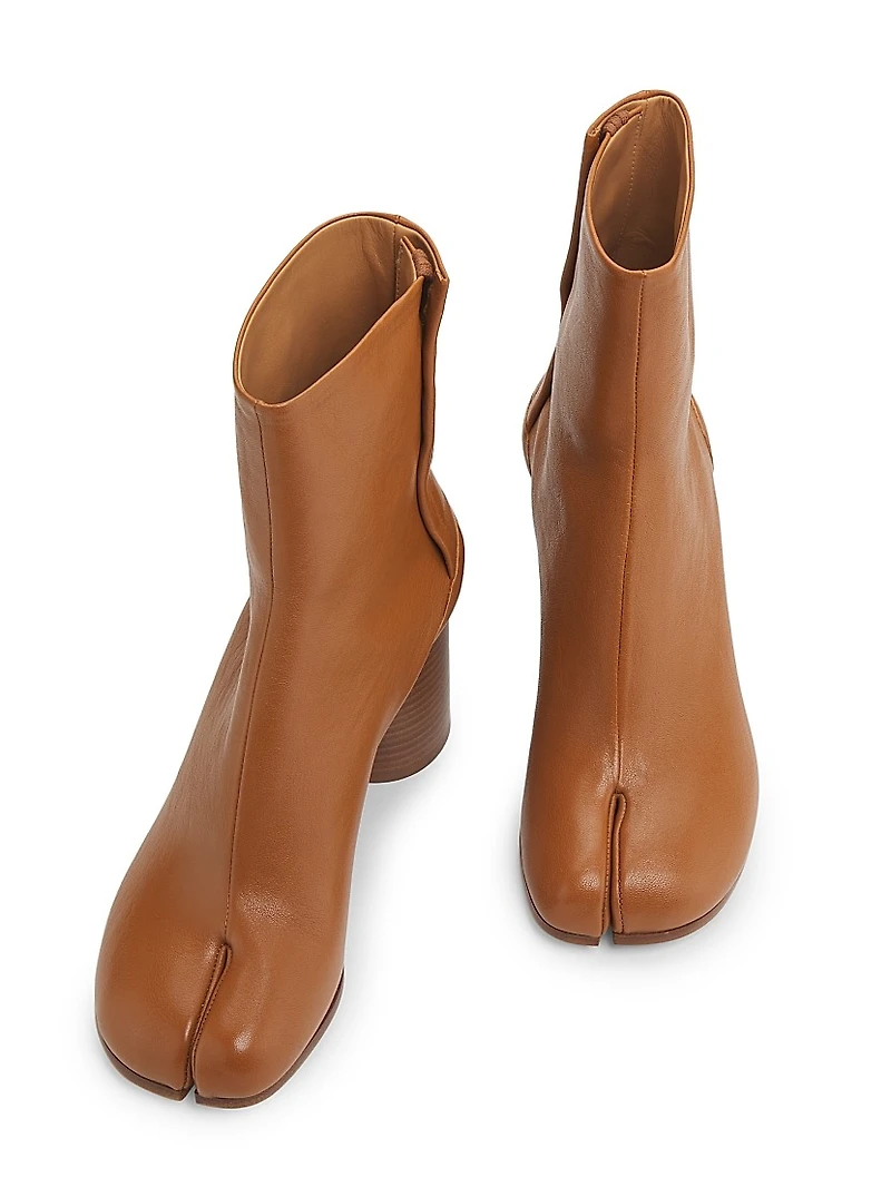 Tabi Leather Ankle Boots