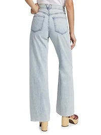 Taylor High-Rise Stretch Wide-Leg Jeans