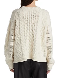 Wool-Blend Oversized Sweater