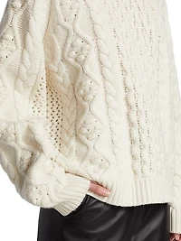 Wool-Blend Oversized Sweater