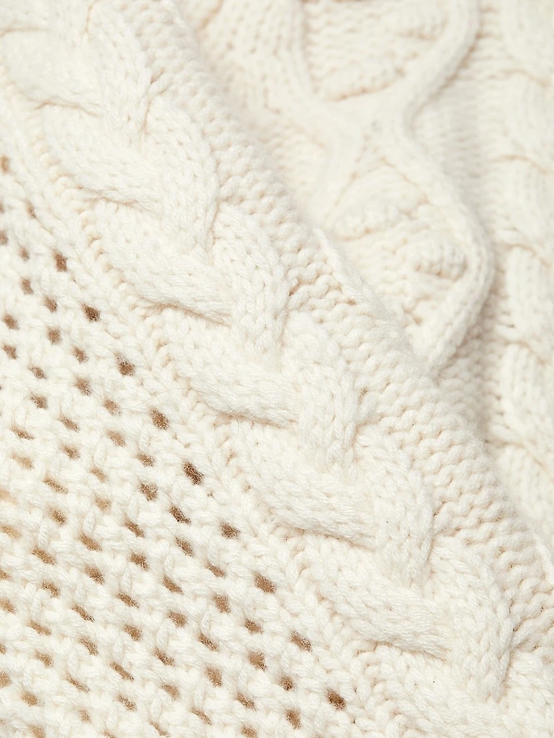 Wool-Blend Oversized Sweater