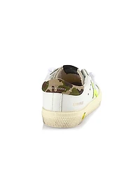 Baby's, Little Kid's & Kid's May Super-Star Camo Leather Sneakers
