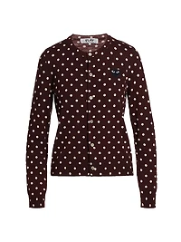 Heart Polka Dot Cardigan