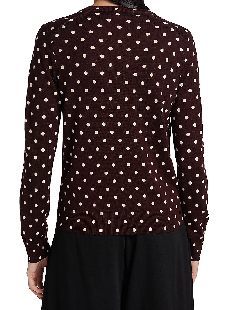 Heart Polka Dot Cardigan