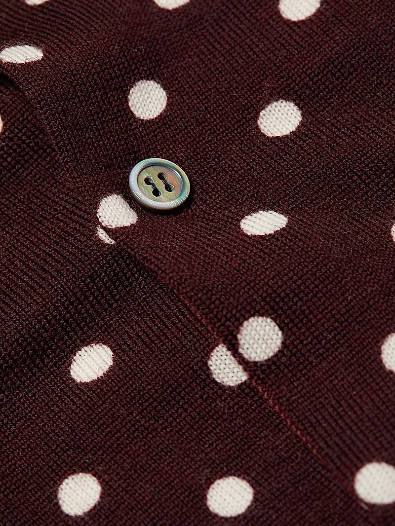 Heart Polka Dot Cardigan