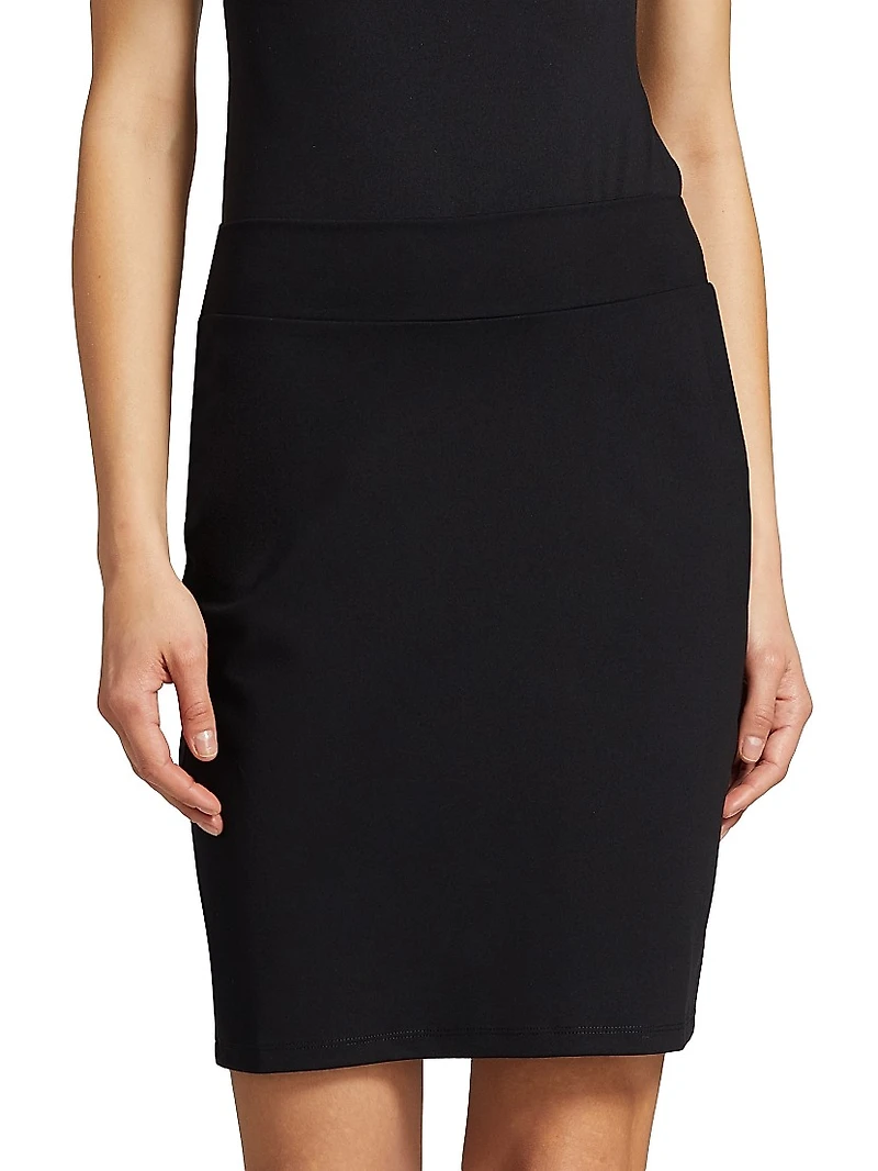 Straight Stretch A-Line Skirt