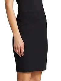 Straight Stretch A-Line Skirt