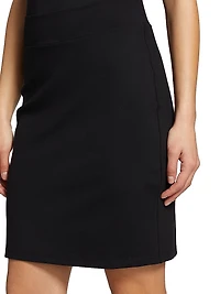 Straight Stretch A-Line Skirt