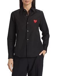 Heart Button Down Shirt