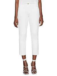Le High High-Rise Stretch Straight-Leg Jeans