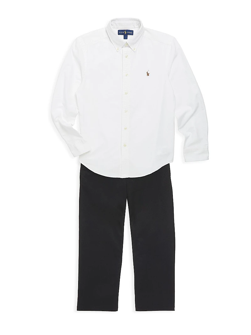 Little Boy's & Flat Front Pants
