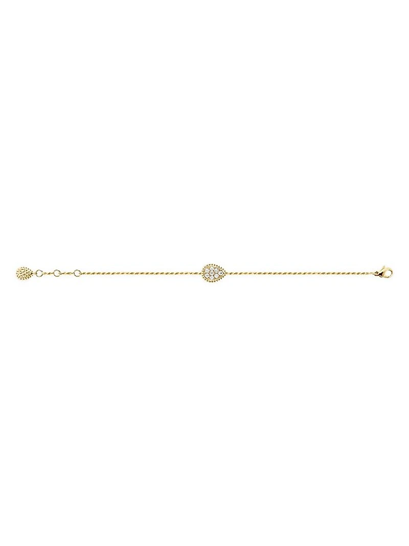 Serpent Bohème 18K Yellow Gold & 0.33 TCW Diamond Chain Bracelet