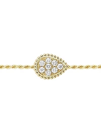 Serpent Bohème 18K Yellow Gold & 0.33 TCW Diamond Chain Bracelet