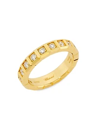 Ice Cube 18K Yellow Gold & Diamond Ring
