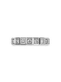 Ice Cube 18K White Gold & Diamond Ring