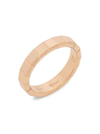 Ice Cube 18K Rose Gold Ring