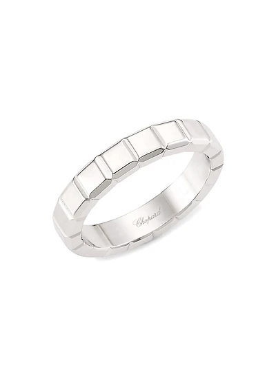 Ice Cube 18K White Gold Ring