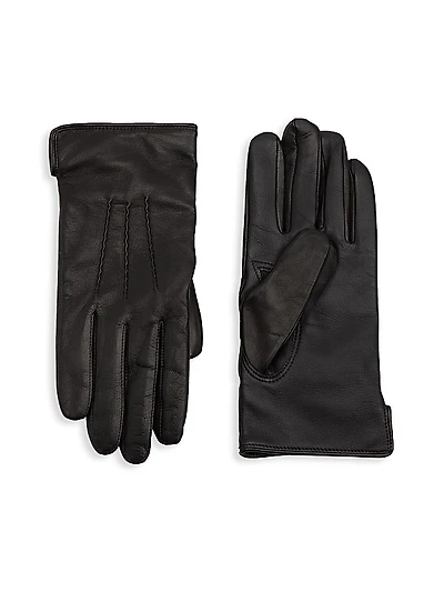 COLLECTION Nappa Touch Tech Leather Gloves
