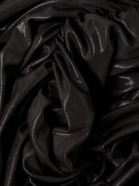 Diana Metallic Ruched One-Shoulder Gown