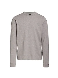 COLLECTION Heathered Pajama Top