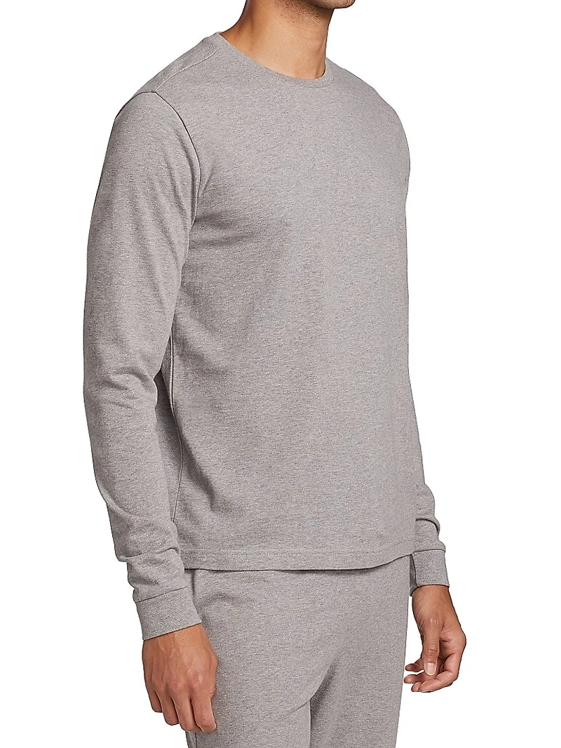 COLLECTION Heathered Pajama Top