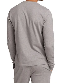 COLLECTION Heathered Pajama Top