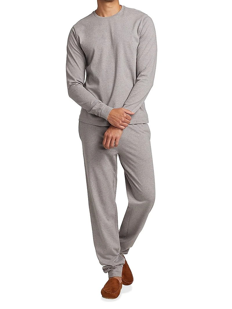 COLLECTION Heathered Pajama Top