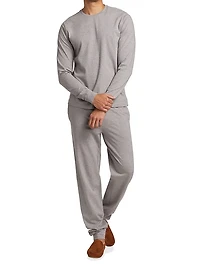 COLLECTION Heathered Pajama Top