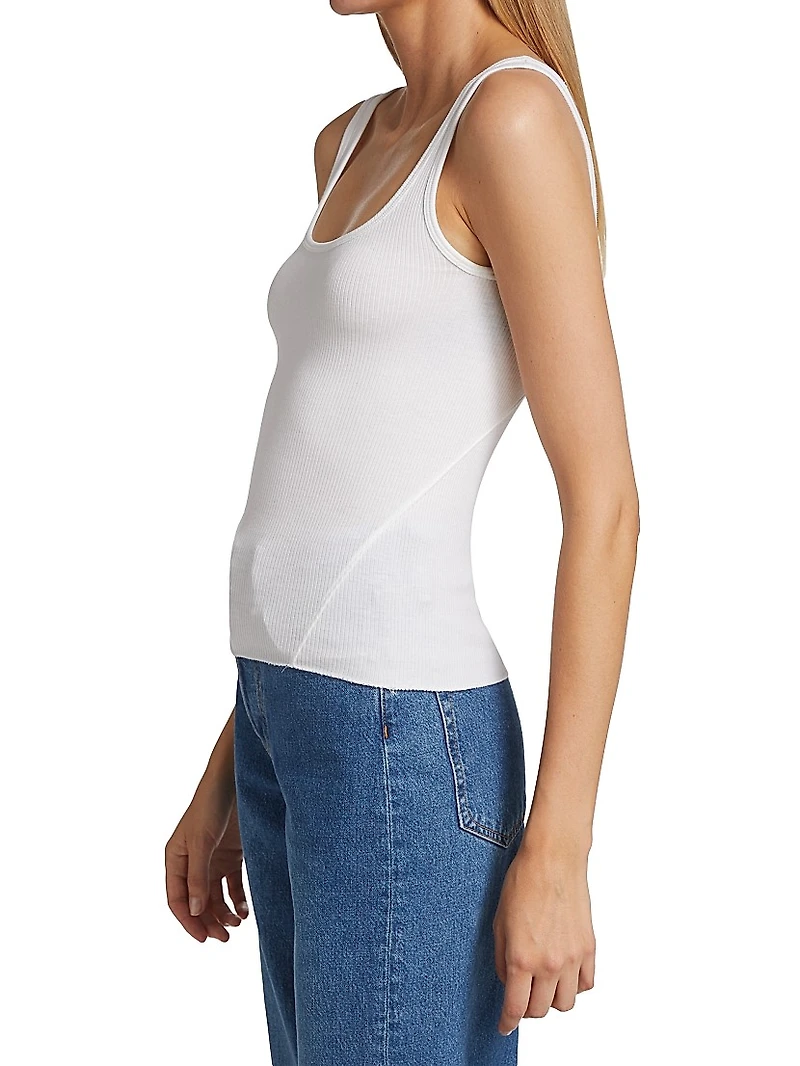 The Essential Rib Scoop Neck Tank
