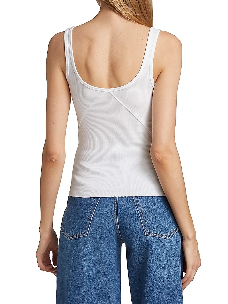 The Essential Rib Scoop Neck Tank