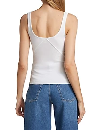 The Essential Rib Scoop Neck Tank