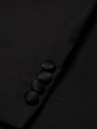 Peak Lapel Single-Button Suit